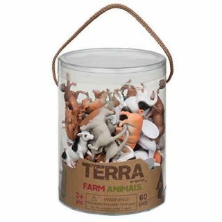 Terra by Battat – Farm Animals – Assorted Miniature Farm Animal Toy Figures For 2
