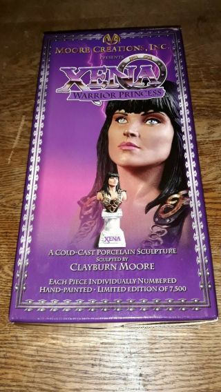 Xena Warrior Princess Cold - Cast Porcelain Sculpture By Clayburn Moore