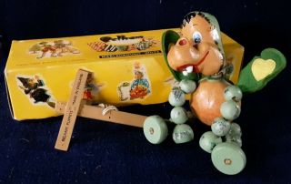 Vintage Pelham Puppet Baby Dragon Marionette A3 W/original Box For Repair/parts
