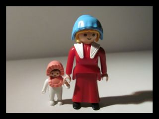 Playmobil : Western Figure Woman With Baby / 3278