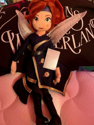 Disney Store Zarina Plush Doll 18 " Nwt Tinkerbell & The Pirate Fairy