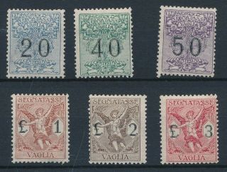 [6867] Italy 1924 Segnatasse Good Set Very Fine Mh Stamps Value $225