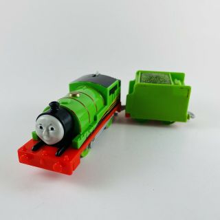 Thomas & Friends Trackmaster Percy Motorized Train 2013 With Green Cargo Car