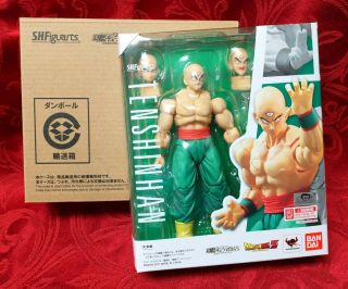 Sh Figuarts Dragon Ball Z Tien Figure 100 Authentic Complete Exclusive Open Box
