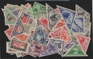 D3698: Tannu Tuva Stamp Lot,  Used; Cv $165