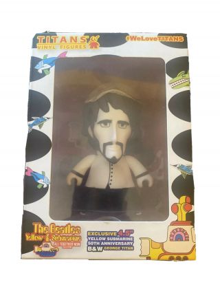 The Beatles Black And White George 4 1/2 - Inch Titans (2017) Figure (george)