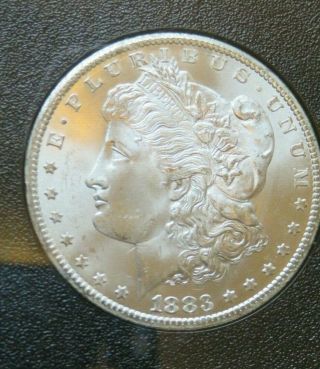 1883 Cc Gsa Uncirculated Morgan Silver Dollar Carson City &