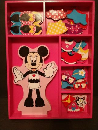 Melissa & Doug Minnie Mouse Magnetic Dress Up From Disney