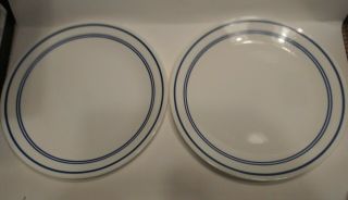 Corelle By Corning " Classic Cafe Blue " Dinner Plates (10.  25 ") - Set Of 2