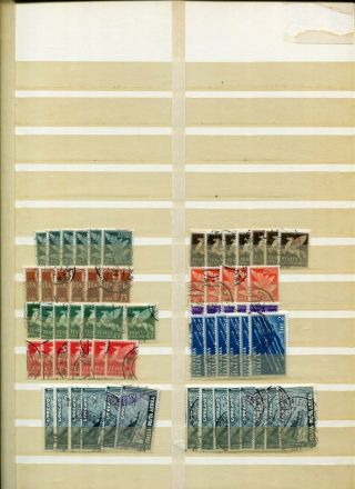 Italy Early Airmail Express Postage Due Etc M&u Lot 400 Stamps