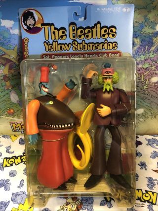 Beatles George Harrison With Snapping Turk Yellow Submarine Mcfarlane Figures