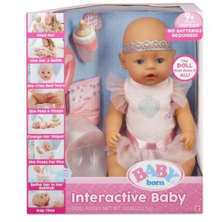 Baby Born Interactive Doll Blue Eyes | 9 Ways To Nurture