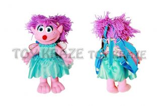 Sesame Street 15 " Plush Abby Cadabby Backpack Girls Soft Doll Nwt
