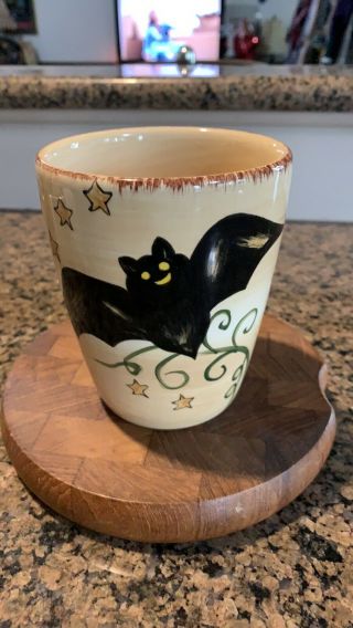Tabletops Lifestyles Halloween Wonderland Hand Painted And Hand Crafted Mug