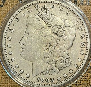 1893 P Morgan Silver Dollar $1 - Key Date | Xf?