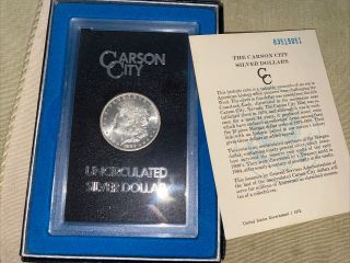 Gsa Hoard 1883 - Cc Morgan Silver Dollar With & 90 Silver Coin