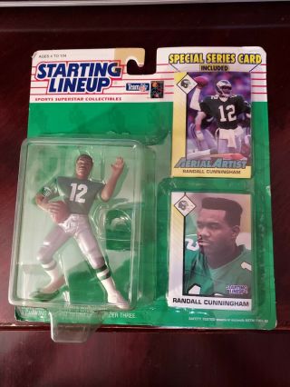 Starting Lineup 1993 Randall Cunningham Eagles Special Series Card
