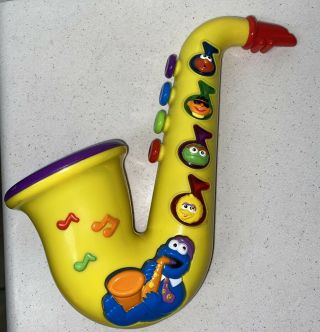 Sesame Street Saxophone 1999 Cookie Monster Musical -
