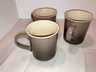Mocha Brown - Ombre - Le Creuset Mugs - Set of 3 - 3