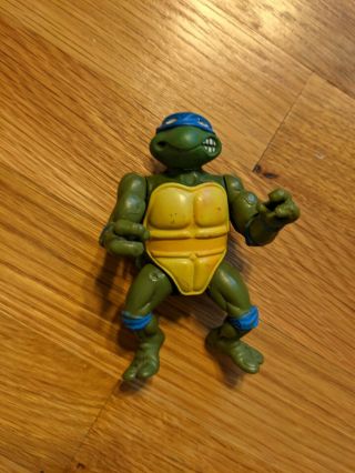 Teenage Mutant Ninja Turtles Tmnt 1988 Leonardo Soft Head Incomplete Figure