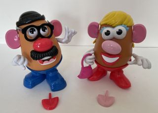 Playskool Friends - Mr.  And Mrs.  Potato Head Figure Set With Access.  In Pics