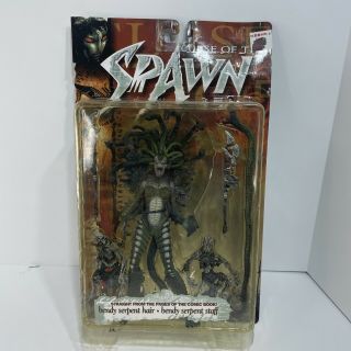 Curse Of The Spawn,  Medusa,  Series 13 Action Figure,  1998 Mcfarlane Toys On Card
