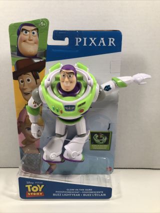 Buzz Lightyear Glow In The Dark Disney Pixar Toy Story Posable Action Figure 8 "