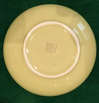 Iroquois Casual China Lemon Yellow 10 " Serving Bowl Pottery Usa Russel Wright