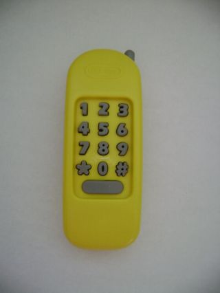 Vntg Little Tikes Cordless Yellow Replacement Phone For Kitchen Or Work Bench