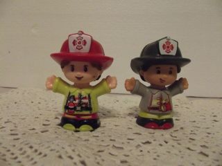 Fisher Price Little People Firefighter Girl And Boy