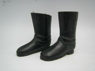 Vintage Hasbro Gi Joe 12 " 1/6 Scale Accessories Boots (black Plastic)