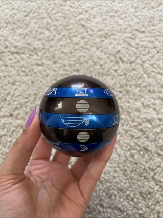 The Isis Adventure Puzzle - Special Edition Marbles (blue And Titanium)