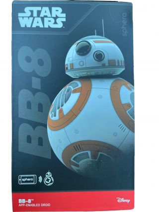 Disney Star Wars Sphero Bb - 8 App - Enabled Droid.  Apple & Android Compatibility