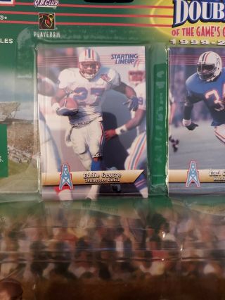 1999 Starting Lineup Classic Doubles Houston Oilers Eddie George - Earl Campbell 3