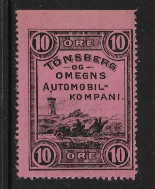 Tonsberg Og Omrgns Automobil Company 1900 