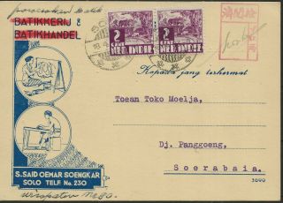 Netherlands Indies Indonesia Japanese Occupation Solo,  Java,  Censor