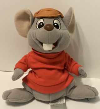Disney The Rescuers Bernard Mouse Plush Bean Bag Stuffed Animal