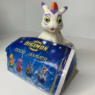 Vintage 90s Y2k Digimon Gomamon Door Jammer Motion Sensor Alert Open Box Htf