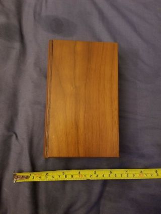 Small Basic Wooden Book Puzzle Box