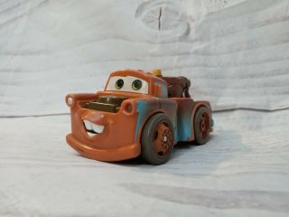 Disney Pixar Cars Mattel Shake N Go Brown Mater Tow Truck Talking 2005 -