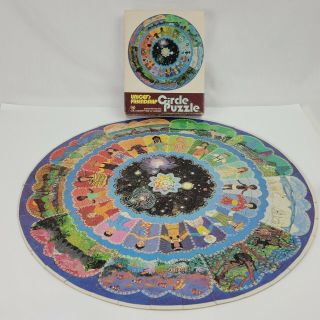 Unicef Friendship Circle Puzzle - - 200 Piece / 20 " Vintage Complete Decent Shape