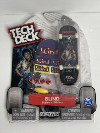 Tech Deck Series 4 Blind Kevin Romar Ramfro Fingerboard Skateboards