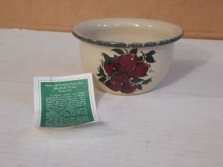 Home And Garden Party Apple Pattern Soup Cereal Bowl Stoneware 2001