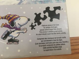 Snoopy ' s Holiday Greeting Springbok Hallmark 500 Pc Puzzle 1984 Winter Snow 3
