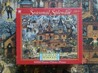 Mb Seasonal Splendor Charles Wysocki Sweetheart Hotel 1000 Piece Jigsaw Puzzle