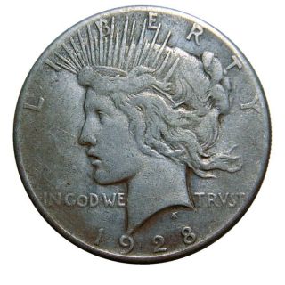 Peace Silver Dollar 1928 Philadelphia