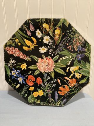 1968 Springbok Okta Jigsaw Puzzle Romance Of The Flowers Maynard Reece Octagon