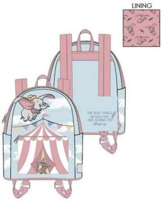 Dumbo - Flying Circus Tent Mini Backpack - Louwdbk1475 - Loungefly