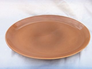 Russel Wright Iroquois Ripe Apricot Oval Platter 12.  5 X 9.  75 Inches