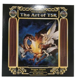 The Art Of Tsr Dragon Attack Jigsaw Puzzle Jeff Easley